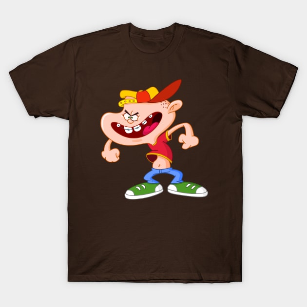 Angry Kid T-Shirt by DigiToonsTreasures